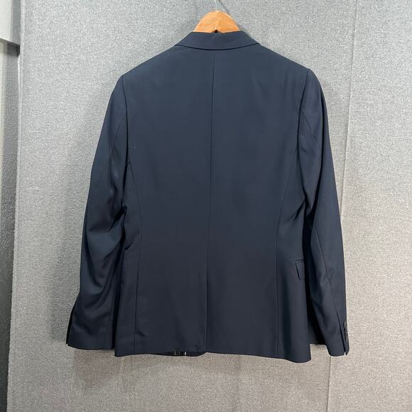 H&M Mens Slim Fit Suit Navy Size38R - Picture 2 of 11